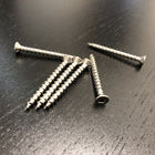 10G Stainless Steel A2 Wood Deck Screws Square Drive CSK Head 45mm With Ribs